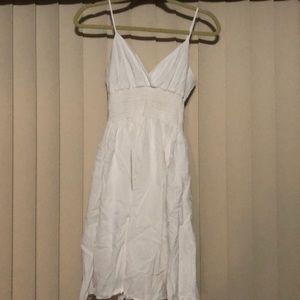 White cotton dress